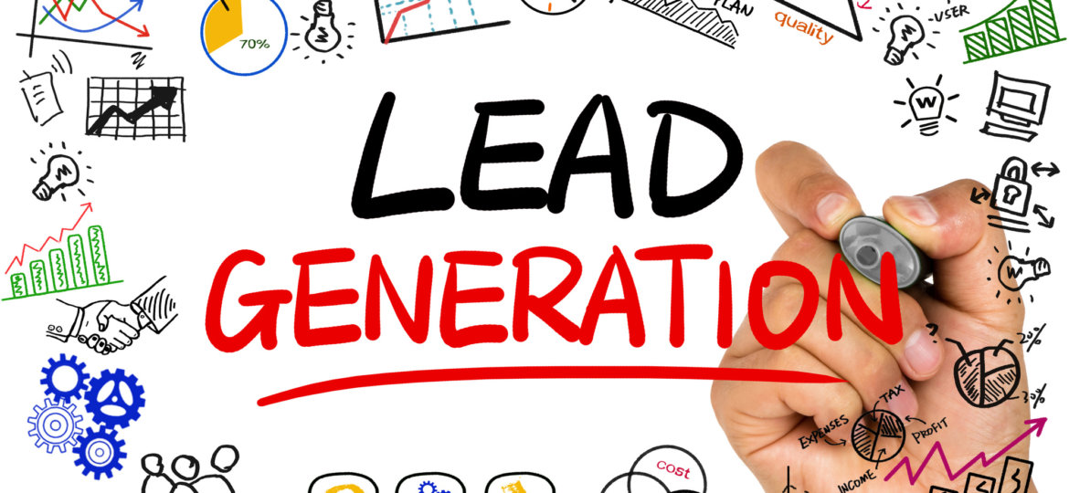 lead generation concept handwritten on whiteboard